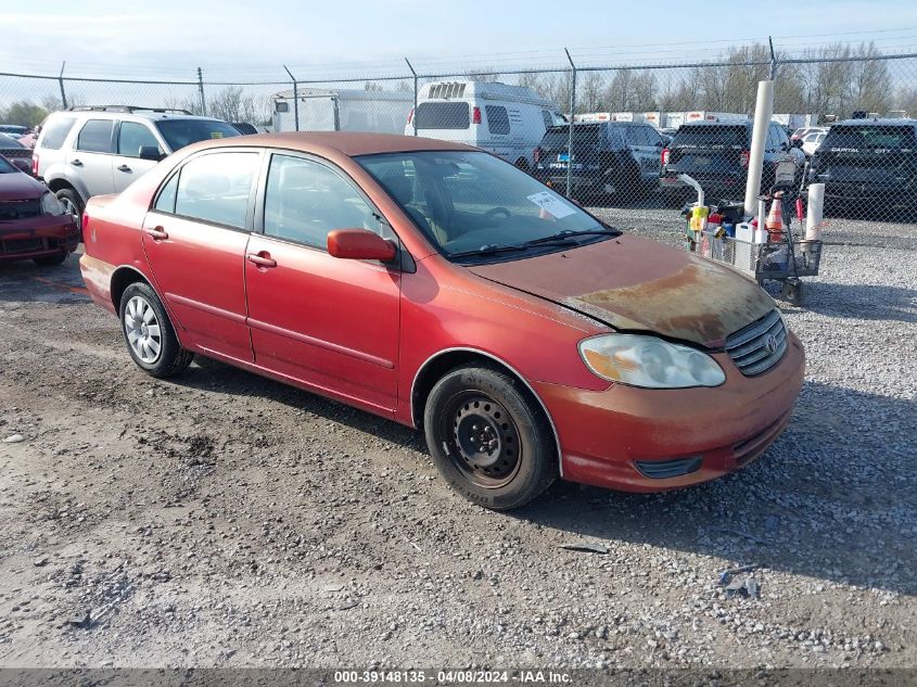 1NXBR32E43Z004408 | 2003 TOYOTA COROLLA