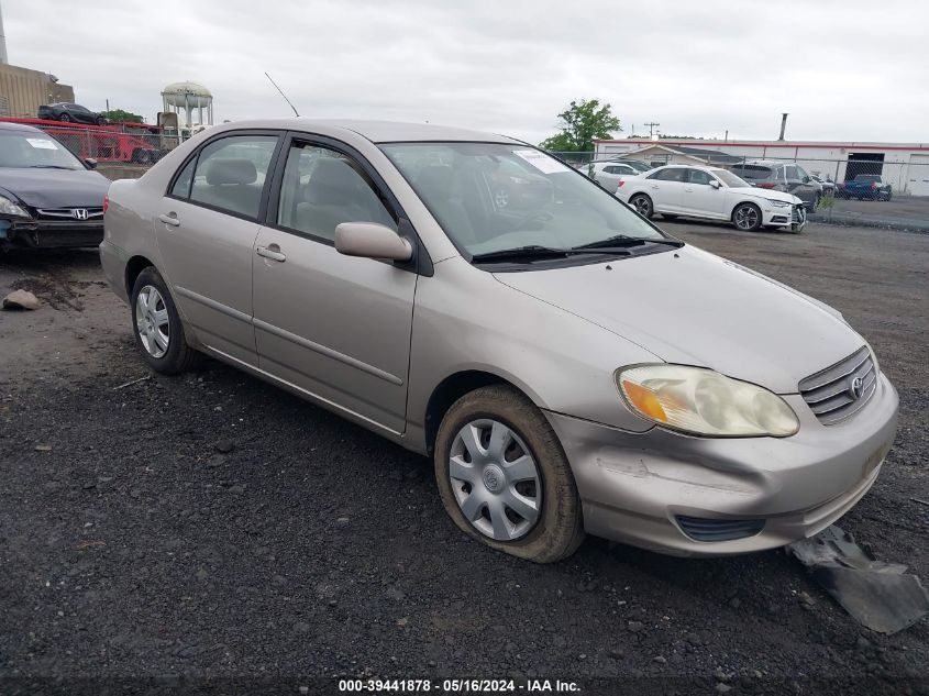 1NXBR32E73Z053554 | 2003 TOYOTA COROLLA