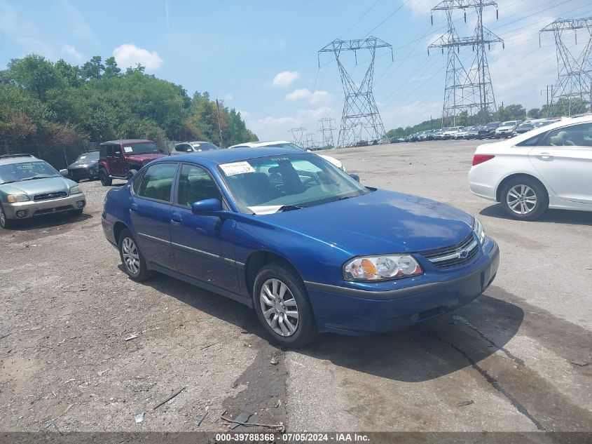 2G1WF52E639309084 | 2003 CHEVROLET IMPALA