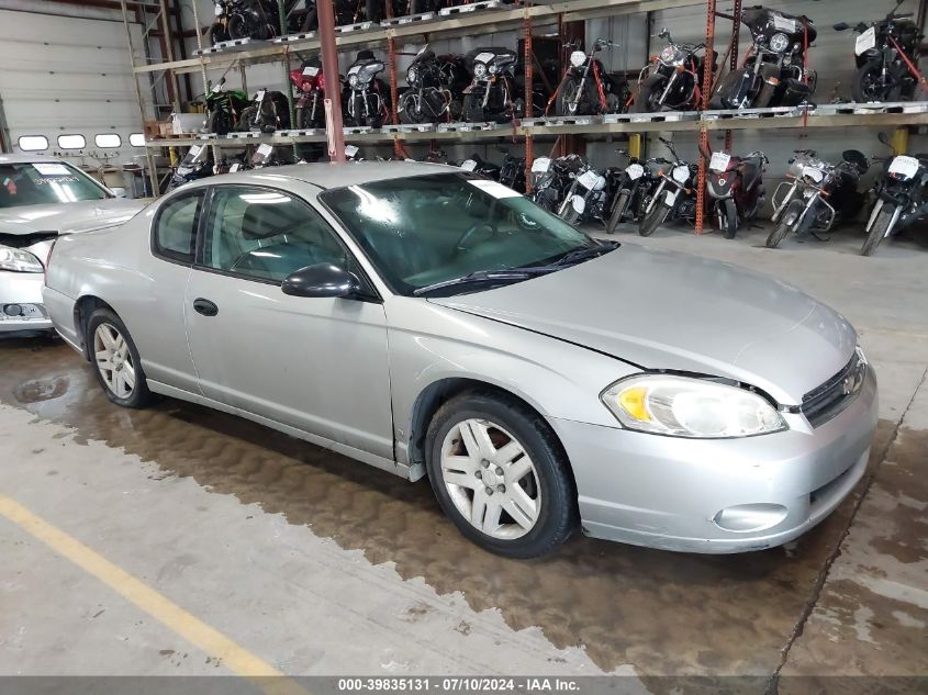 2G1WK15K379413432 | 2007 CHEVROLET MONTE CARLO