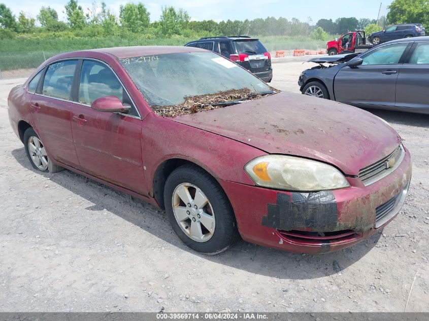 2G1WT58N281231134 | 2008 CHEVROLET IMPALA