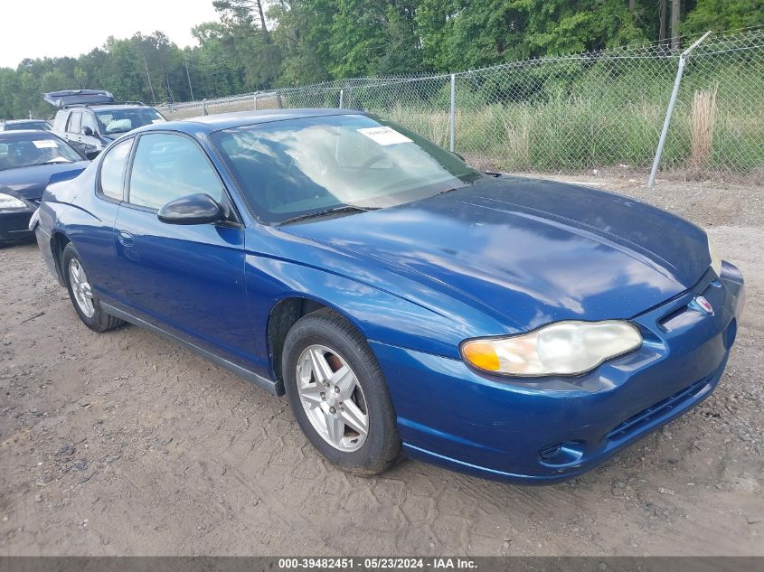 2G1WW12E959236496 | 2005 CHEVROLET MONTE CARLO