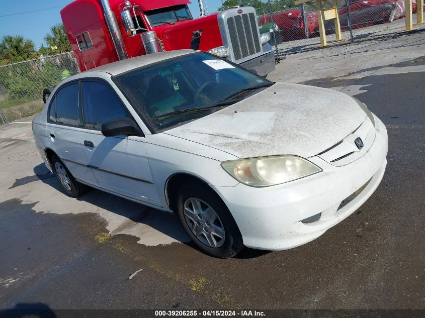 2HGES16314H578621 | 2004 HONDA CIVIC