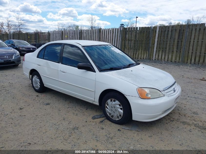 2HGES16512H603810 | 2002 HONDA CIVIC