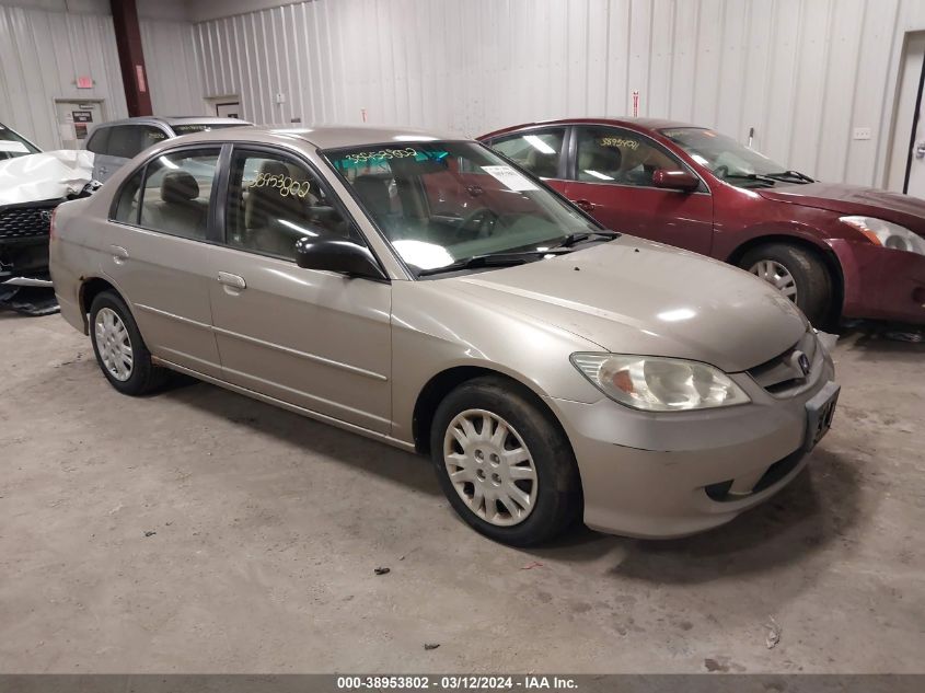 2HGES16514H505007 | 2004 HONDA CIVIC