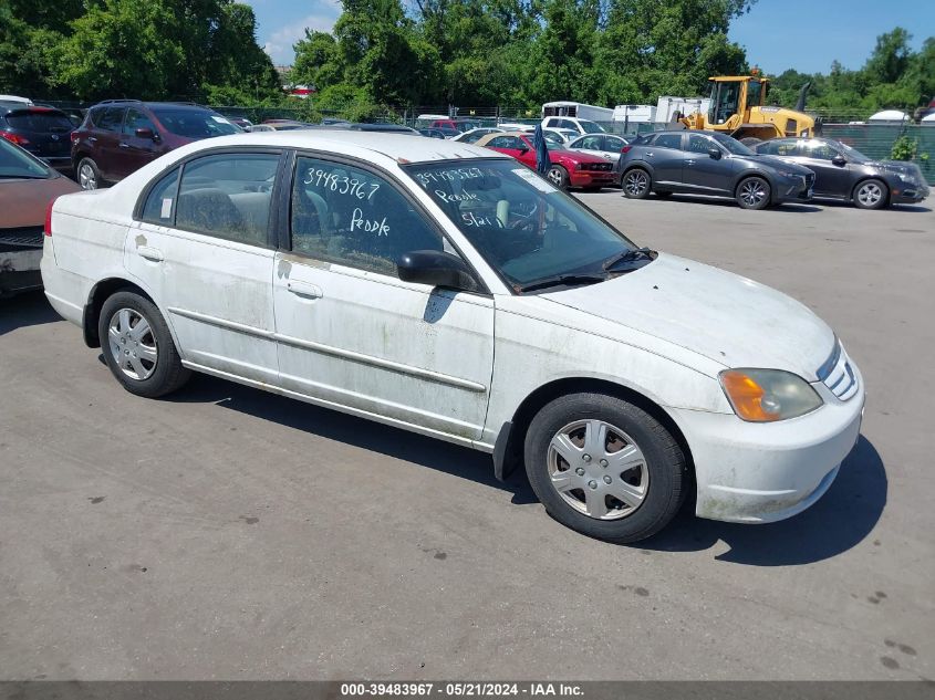 2HGES16522H562507 | 2002 HONDA CIVIC