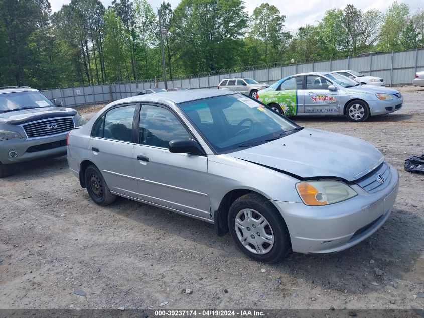 2HGES16541H589626 | 2001 HONDA CIVIC