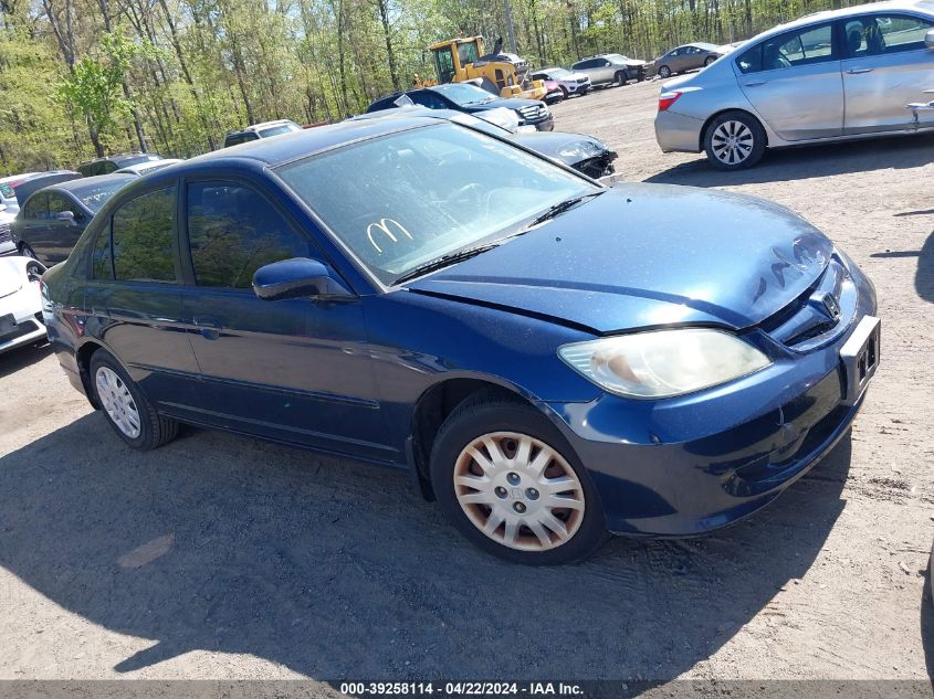 2HGES16544H534730 | 2004 HONDA CIVIC