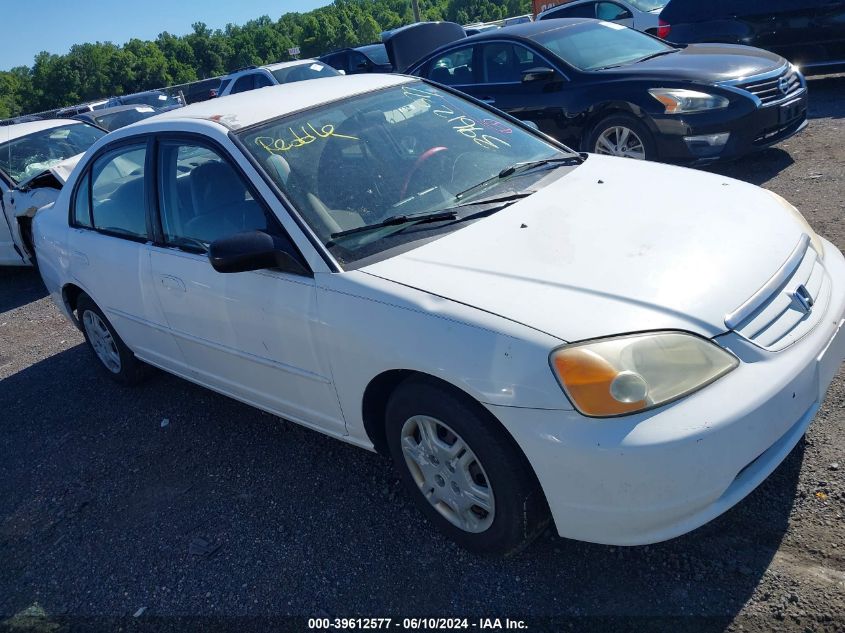 2HGES16572H544813 | 2002 HONDA CIVIC