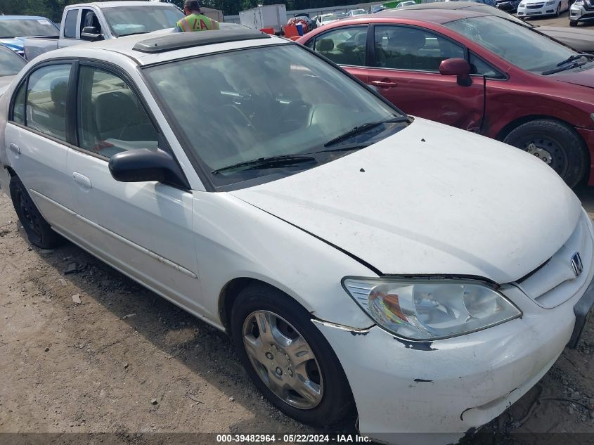 2HGES16584H541860 | 2004 HONDA CIVIC