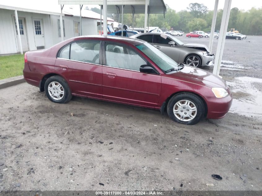 2HGES16592H543596 | 2002 HONDA CIVIC