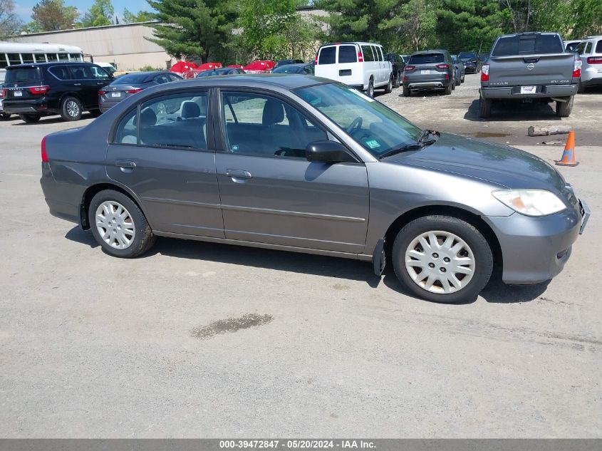 2HGES16675H526275 | 2005 HONDA CIVIC