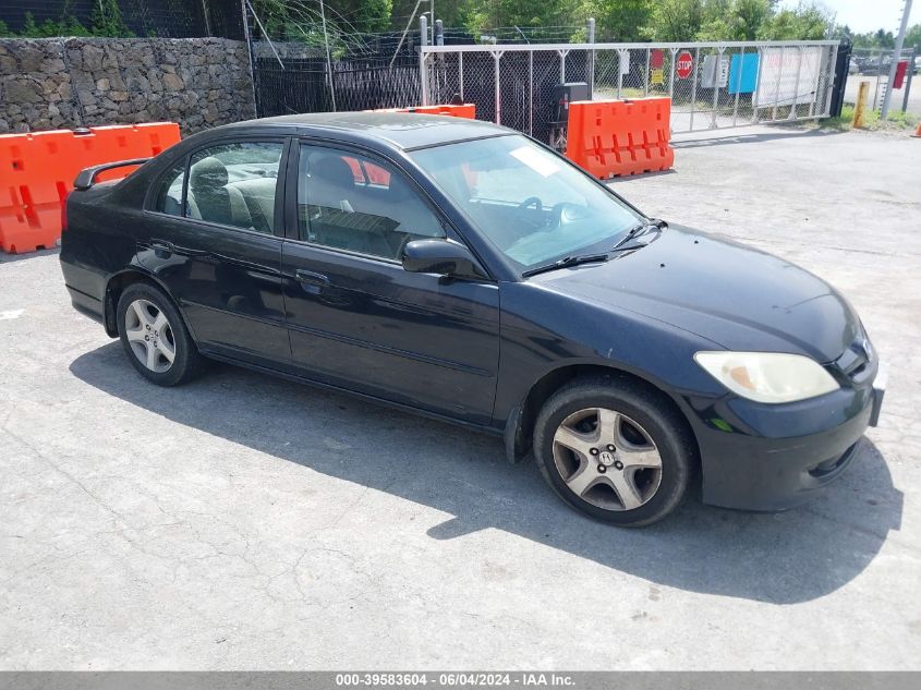 2HGES26705H544132 | 2005 HONDA CIVIC