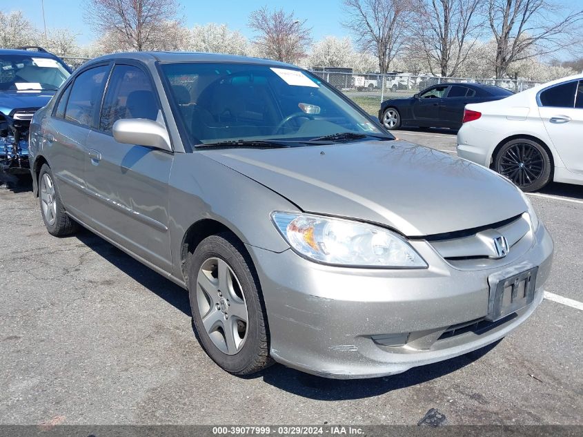 2HGES26754H549356 | 2004 HONDA CIVIC