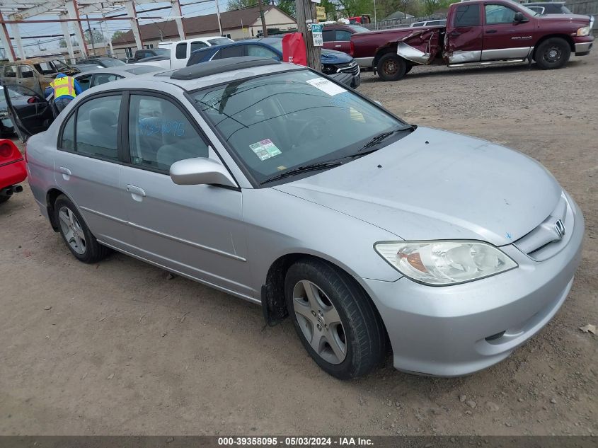 2HGES26784H537802 | 2004 HONDA CIVIC