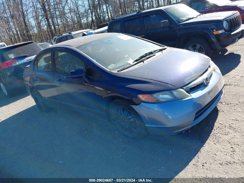 2HGFA16528H520032 | 2008 HONDA CIVIC