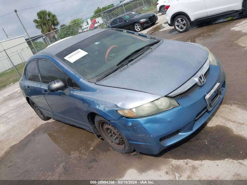 2HGFA1F39AH505998 | 2010 HONDA CIVIC