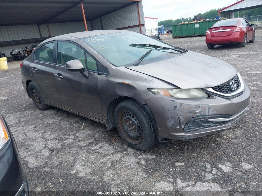 2HGFB2F54DH556236 | 2013 HONDA CIVIC