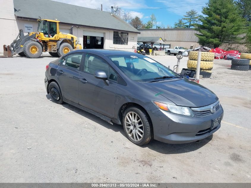 2HGFB2F58CH332482 | 2012 HONDA CIVIC