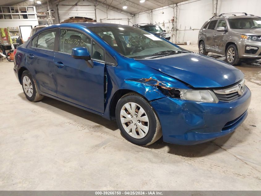 2HGFB2F58CH560420 | 2012 HONDA CIVIC