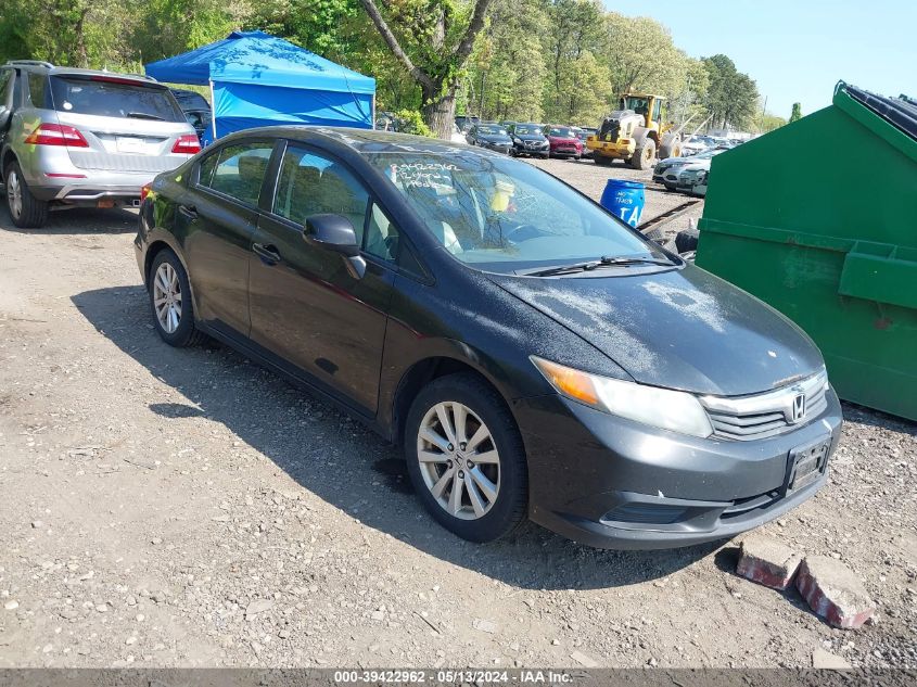 2HGFB2F99CH505168 | 2012 HONDA CIVIC