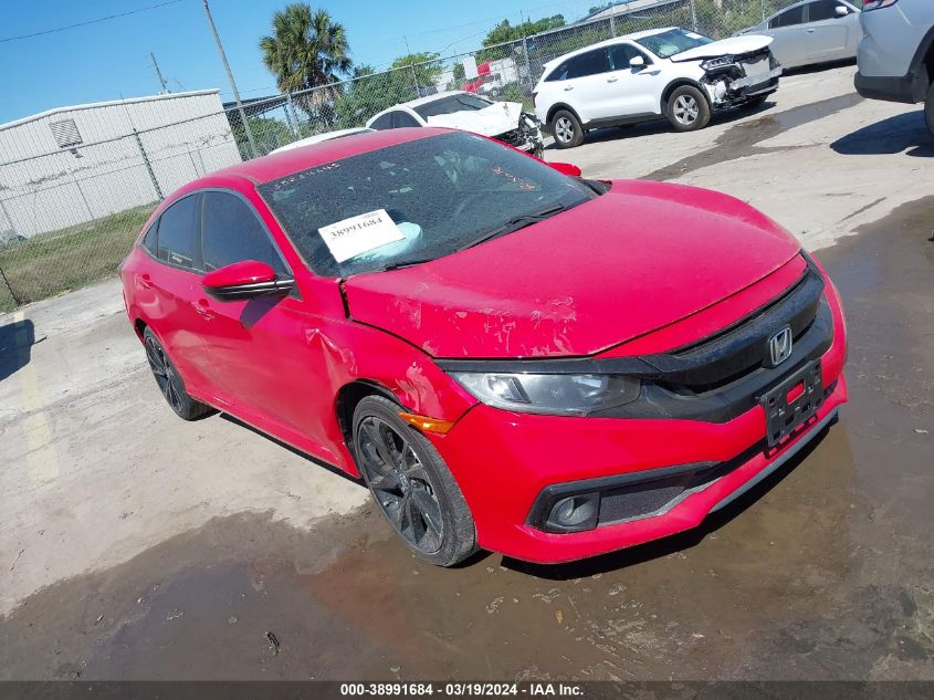 2HGFC2F86KH516633 | 2019 HONDA CIVIC