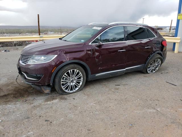 2LMPJ6LR6JBL17841 | 2018 Lincoln mkx reserve