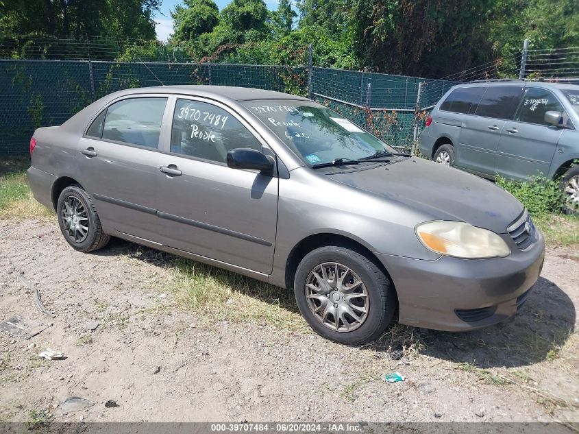 2T1BR32E24C171742 | 2004 TOYOTA COROLLA