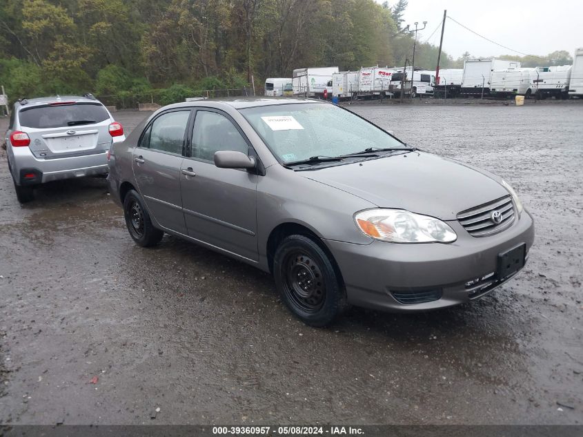 2T1BR32E33C095625 | 2003 TOYOTA COROLLA