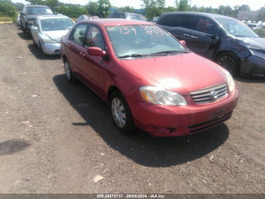 2T1BR32E54C308009 | 2004 TOYOTA COROLLA