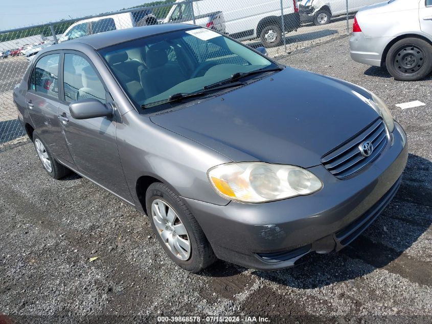 2T1BR38E24C185647 | 2004 TOYOTA COROLLA