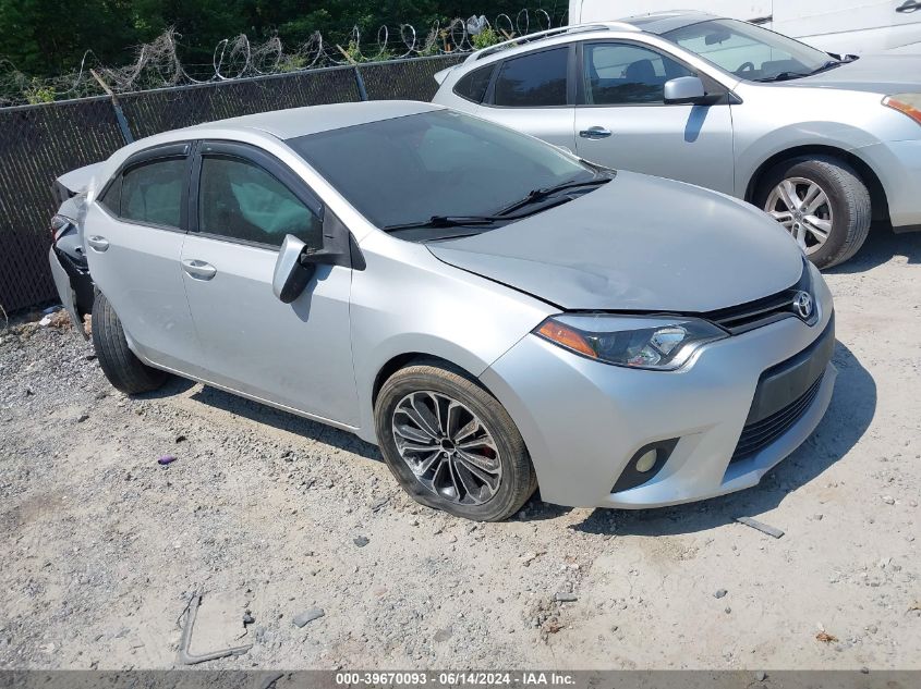 2T1BURHE9FC269243 | 2015 TOYOTA COROLLA