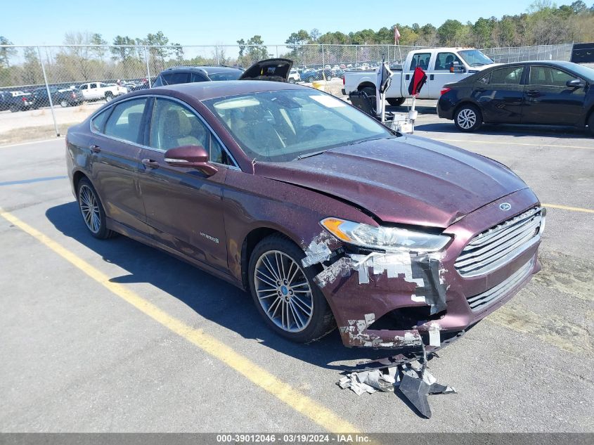 3FA6P0LU3DR266824 | 2013 FORD FUSION HYBRID