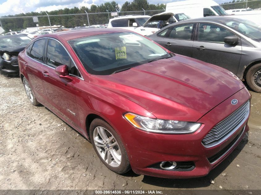 3FA6P0RUXGR110565 | 2016 FORD FUSION HYBRID