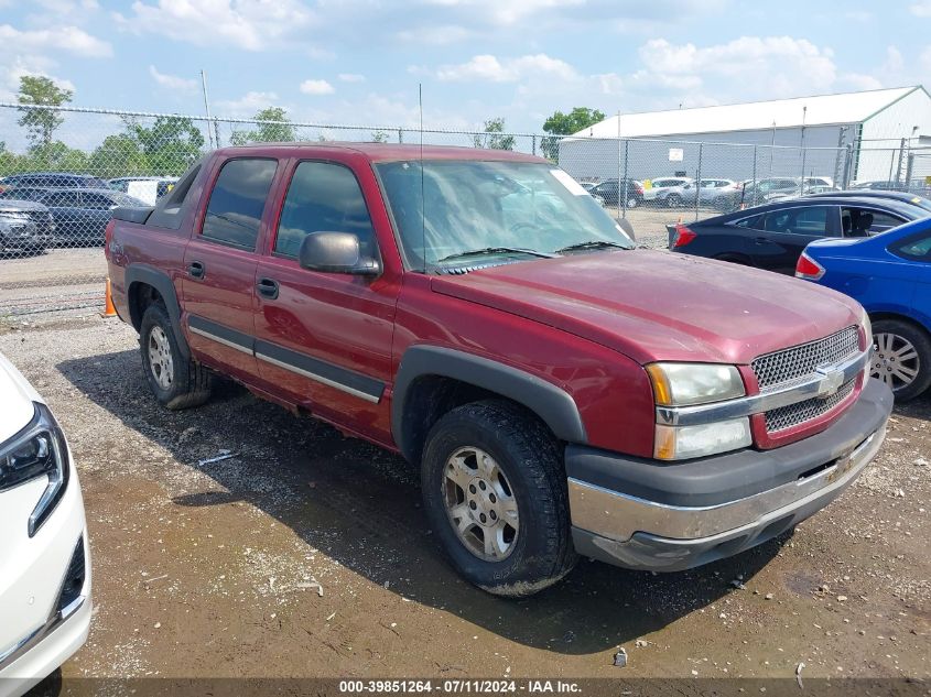 3GNEC12T44G202858 | 2004 CHEVROLET AVALANCHE 1500