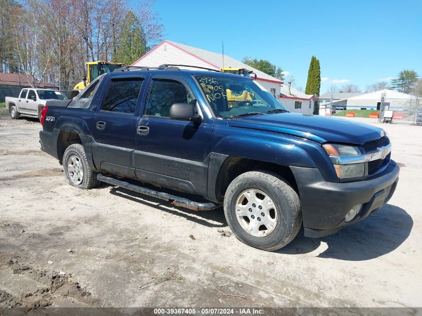 3GNEK12Z25G178603 | 2005 CHEVROLET AVALANCHE 1500