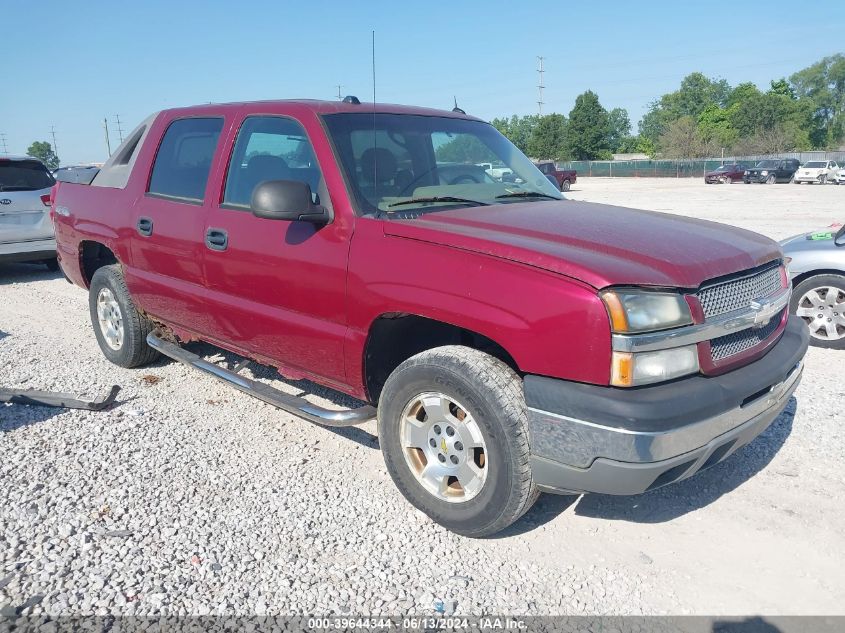 3GNEK12ZX5G282210 | 2005 CHEVROLET AVALANCHE 1500