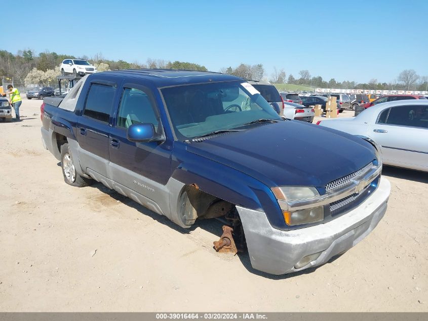 3GNEK13T62G111749 | 2002 CHEVROLET AVALANCHE 1500