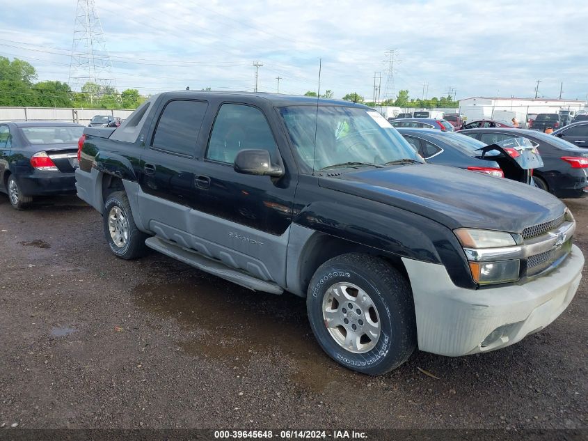 3GNEK13T62G134383 | 2002 CHEVROLET AVALANCHE 1500