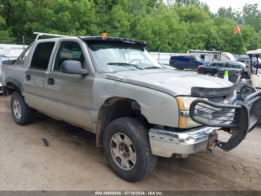 3GNEK13T73G306731 | 2003 CHEVROLET AVALANCHE 1500