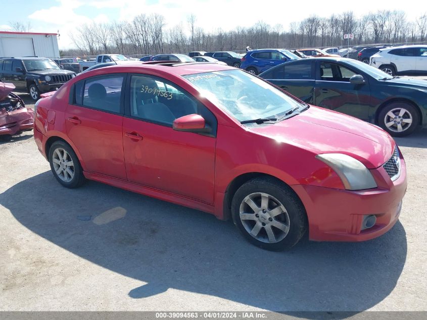 3N1AB6AP3CL681794 | 2012 NISSAN SENTRA