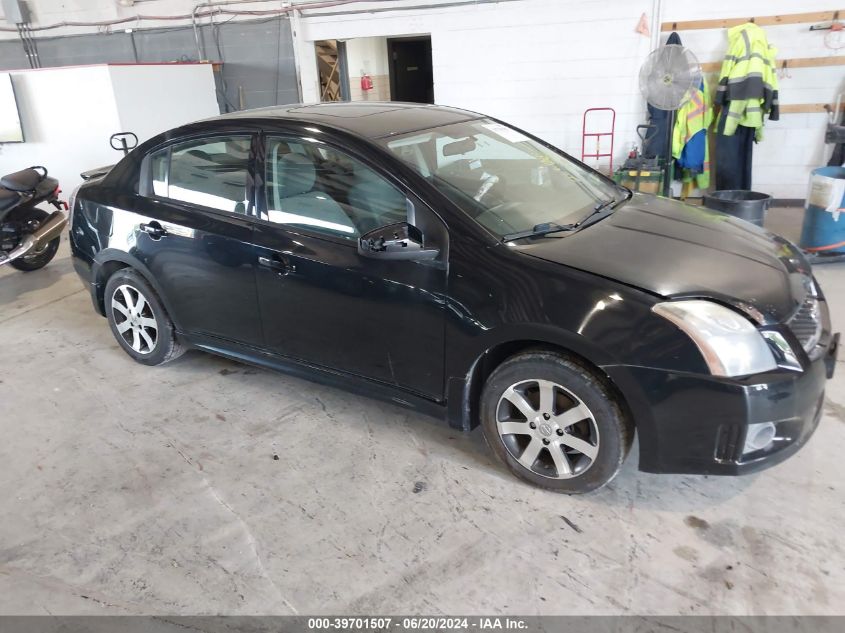 3N1AB6AP5CL675706 | 2012 NISSAN SENTRA