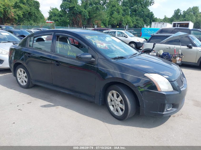 3N1AB6AP9CL669567 | 2012 NISSAN SENTRA