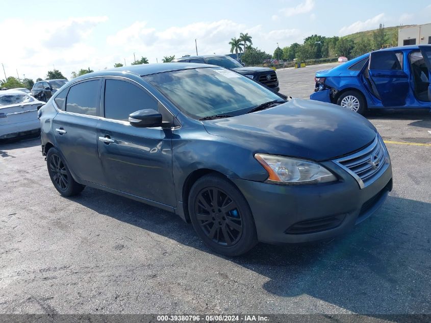 3N1AB7AP0DL614206 | 2013 NISSAN SENTRA