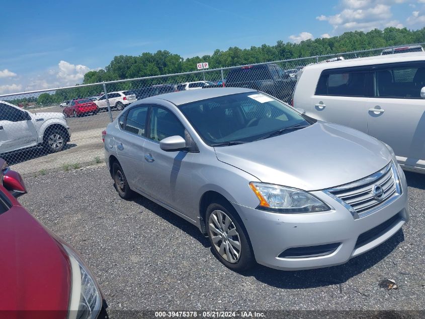 3N1AB7AP3EL620454 | 2014 NISSAN SENTRA