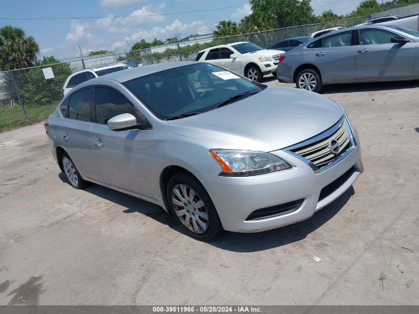 3N1AB7APXDL724812 | 2013 NISSAN SENTRA