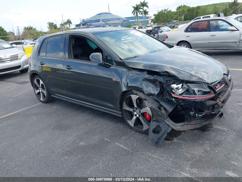 3VW447AU6HM018816 | 2017 VOLKSWAGEN GOLF GTI