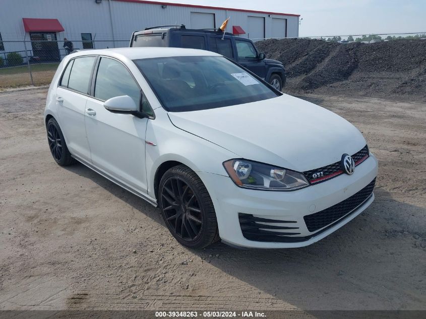 3VW4T7AU6FM050598 | 2015 VOLKSWAGEN GOLF GTI