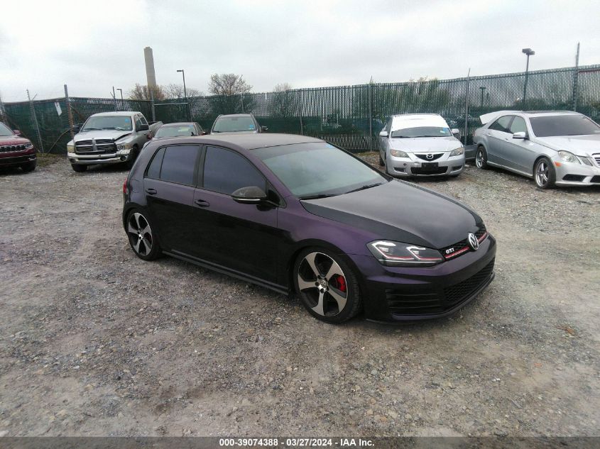 3VW5T7AU0GM064793 | 2016 VOLKSWAGEN GOLF GTI