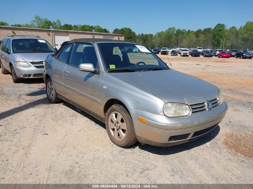 3VWDC21V01M816734 | 2001 VOLKSWAGEN CABRIO